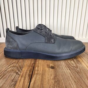Camper Bill Derby Shoes Mens Sz 10.5 EU 44 Dark Gray Leather Oxford Casual Dress